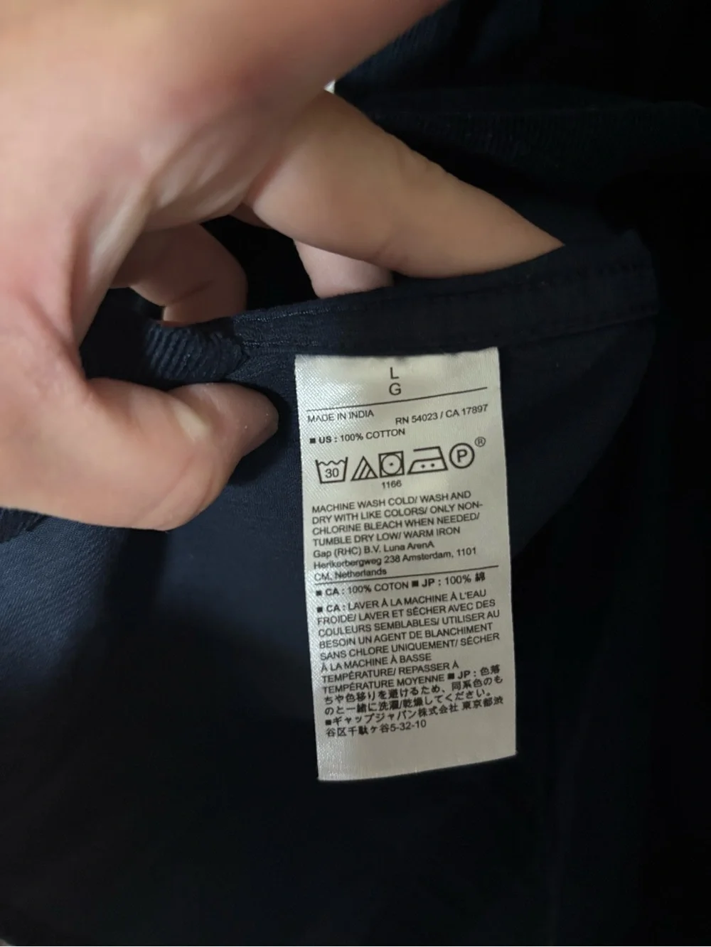 Banana Republic Fine-Wale Corduroy Button-Down Shirt in dark navy blue